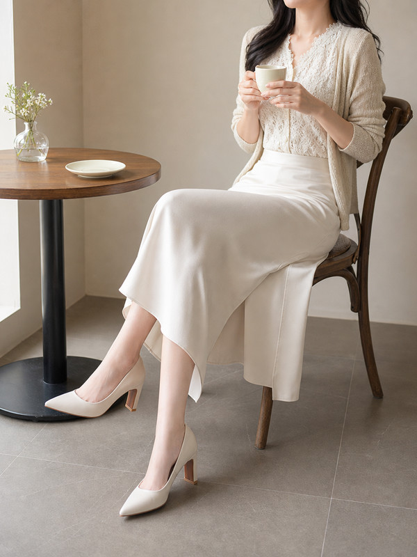 Giày cao gót đi cafe dịu dàng