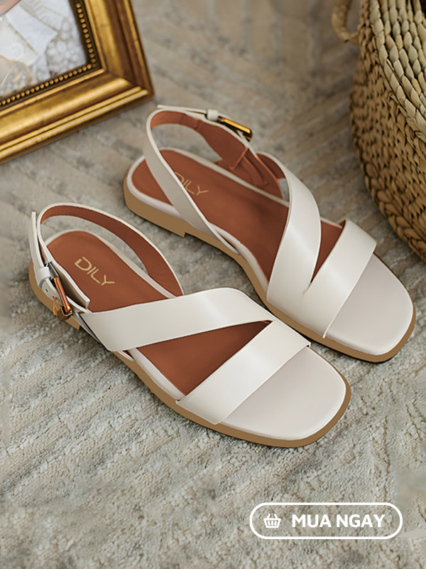 Dép quai hậu đế bệt AA0385 - DILY
