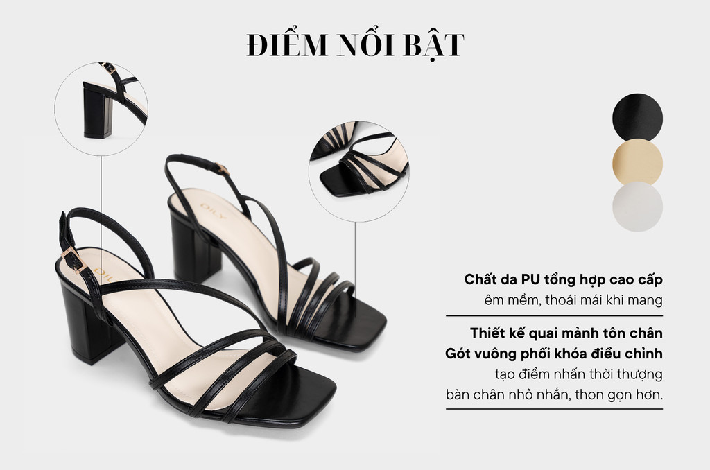 Sandal Cao Gót DL0686