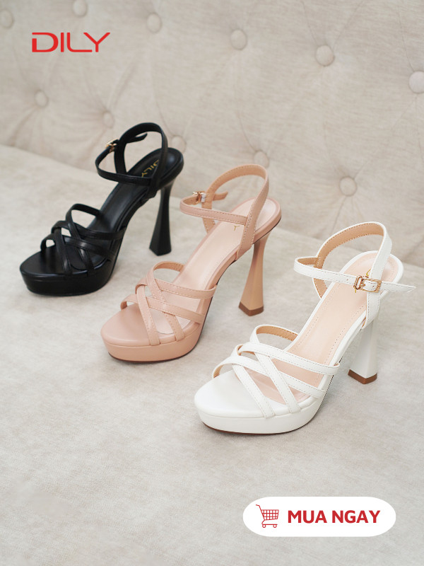 Sandal quai mảnh thiết kế đế đúp tôn dáng AA0441 - DILY