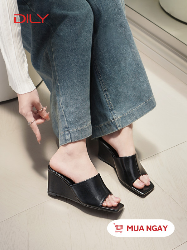 Guốc đế xuồng quai bản lớn tôn chân DL0537 - DILY