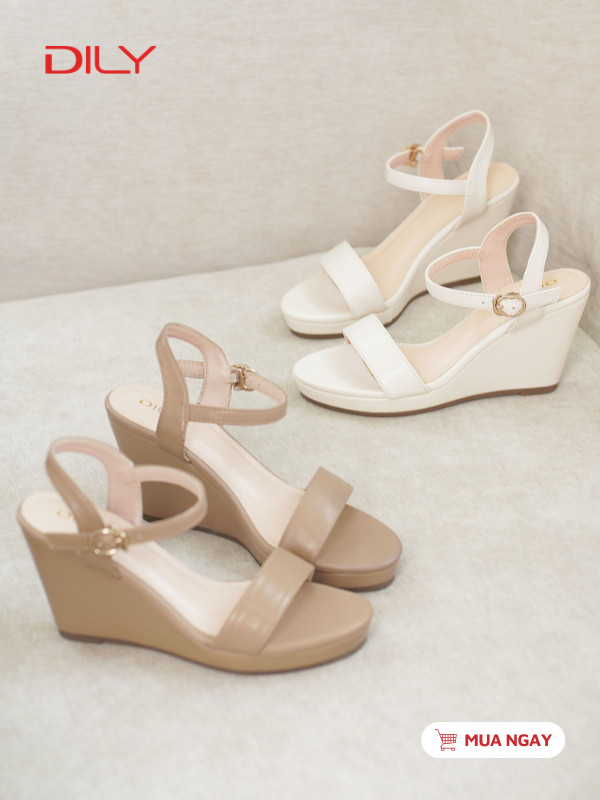 Sandal đế xuồng quai basic thanh lịch AA0425 - DILY