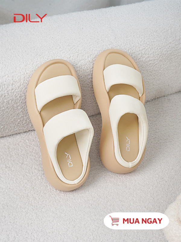 Dép bánh mì quai ngang, đế chống trượt cao cấp AG0161 - DILY