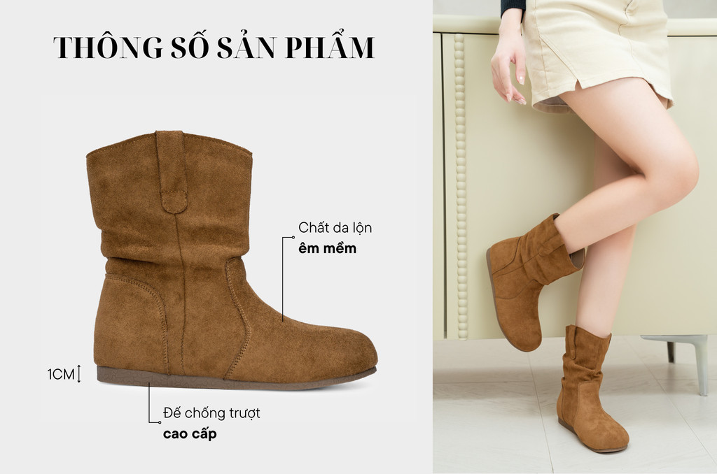 Boot Cổ Thấp AG0183