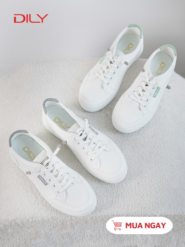 Giày thể thao dây không buộc nơ tiện dụng AG0001 - DILY
