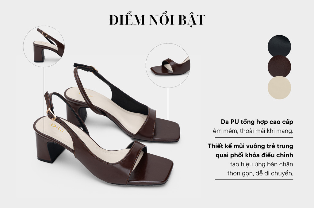 Sandal Cao Gót DL0649