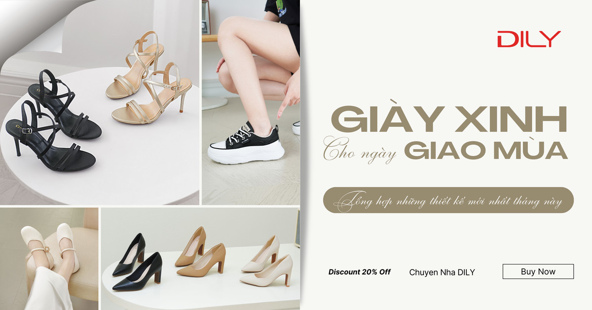 6 mẫu giày xinh cho nàng lung linh xuống phố ngay giao mùa
