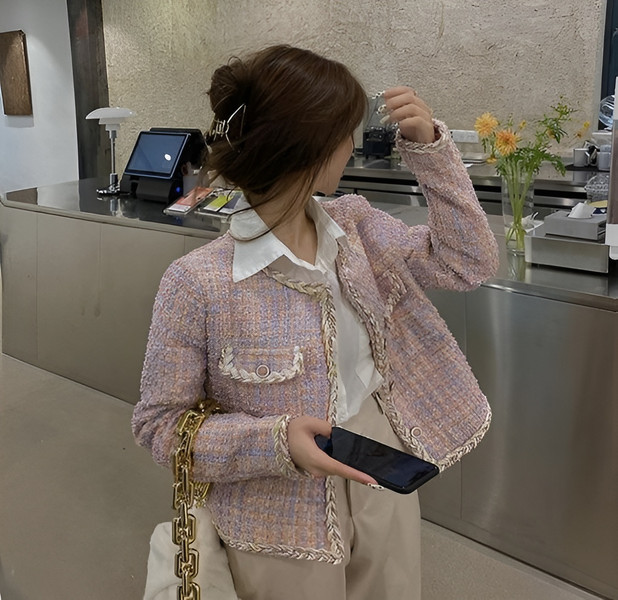 Vải tweed - Tăng độ thời thượng cho những outfit diện Tết