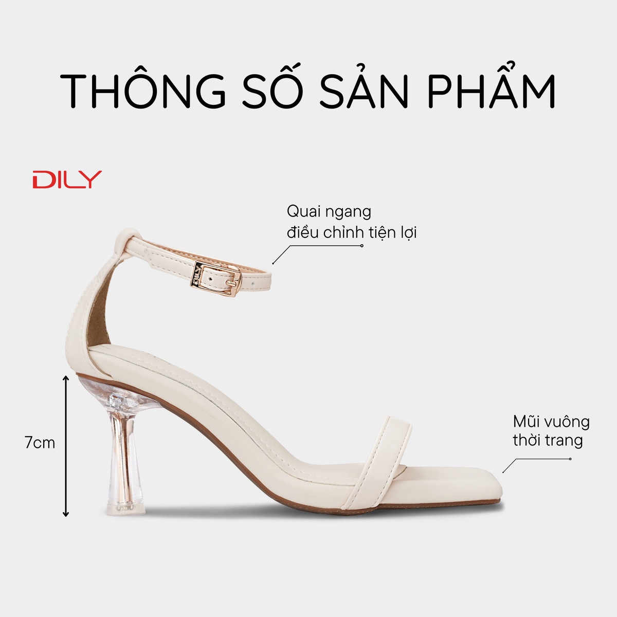 Sandal Cao Gót DL0526