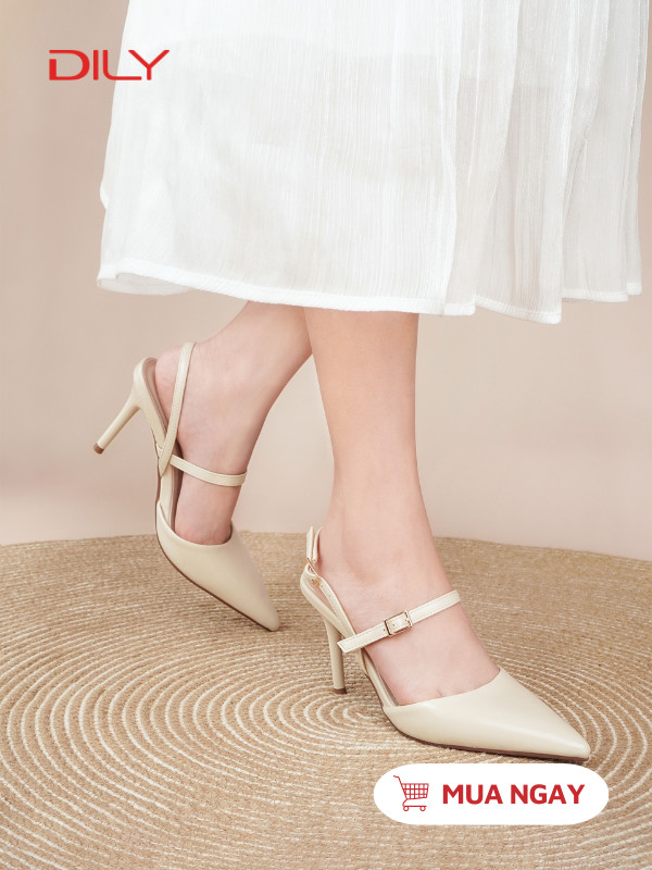 Slingback cao gót quai mảnh thanh lịch DL0516 - DILY