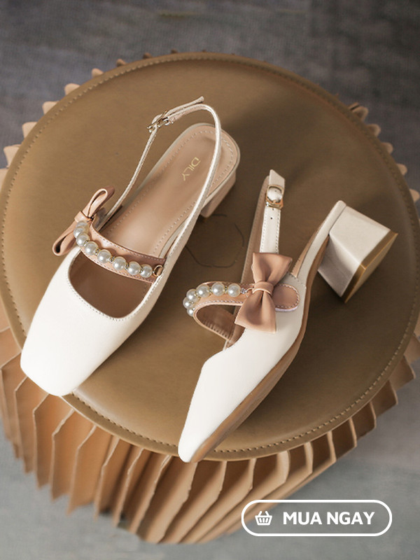 Giày búp bê slingback tiểu thư AA0352 - DILY