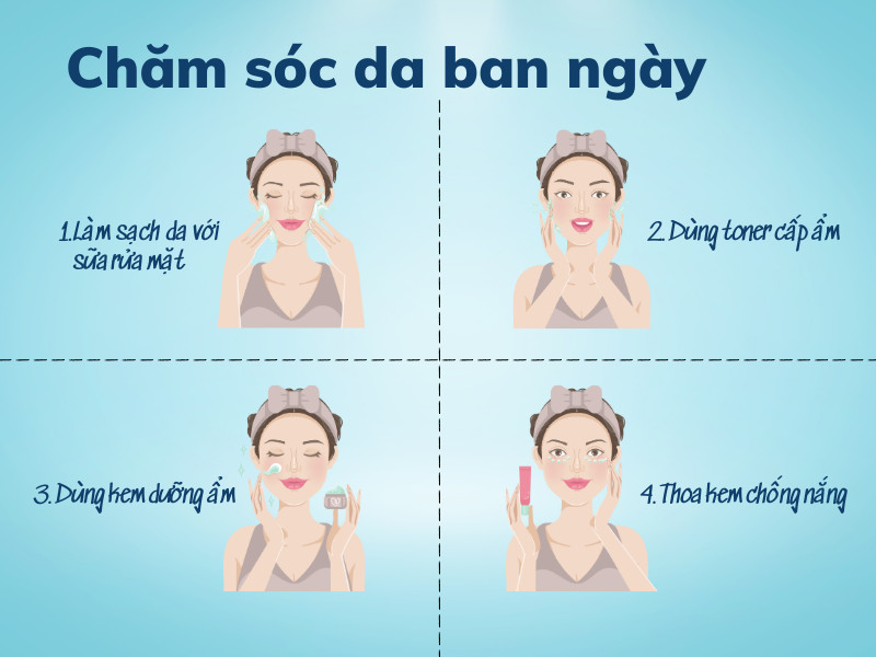 Các bước chăm sóc da ban ngày - DILY