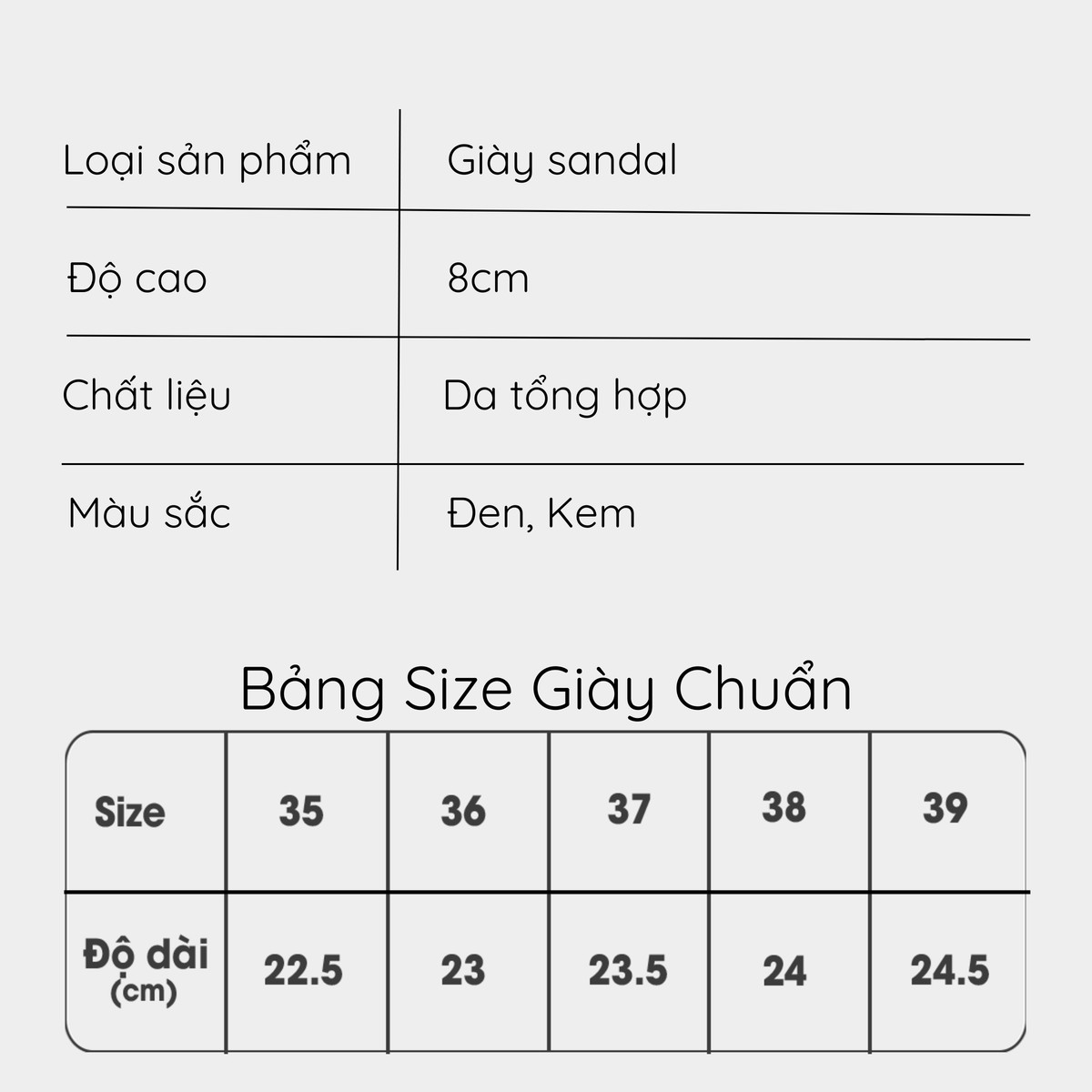 Sandal Cao Gót DL0571