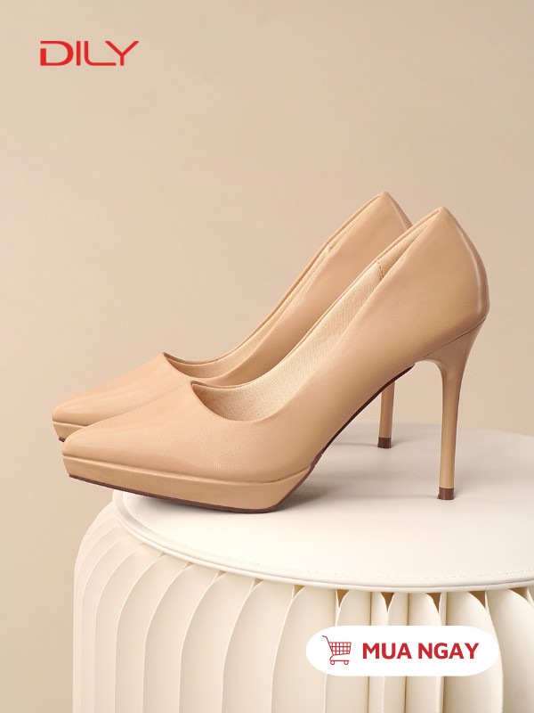 Giày cao gót đế đúp mũi nhọn tôn dáng AA0450 - DILY