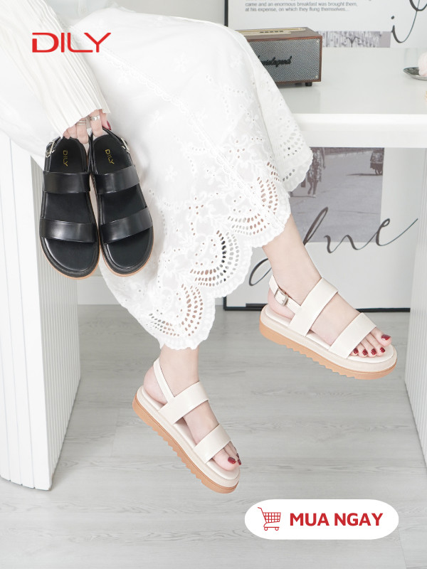 Sandal bánh mì đế chống trượt cao cấp DL0535 - DILY