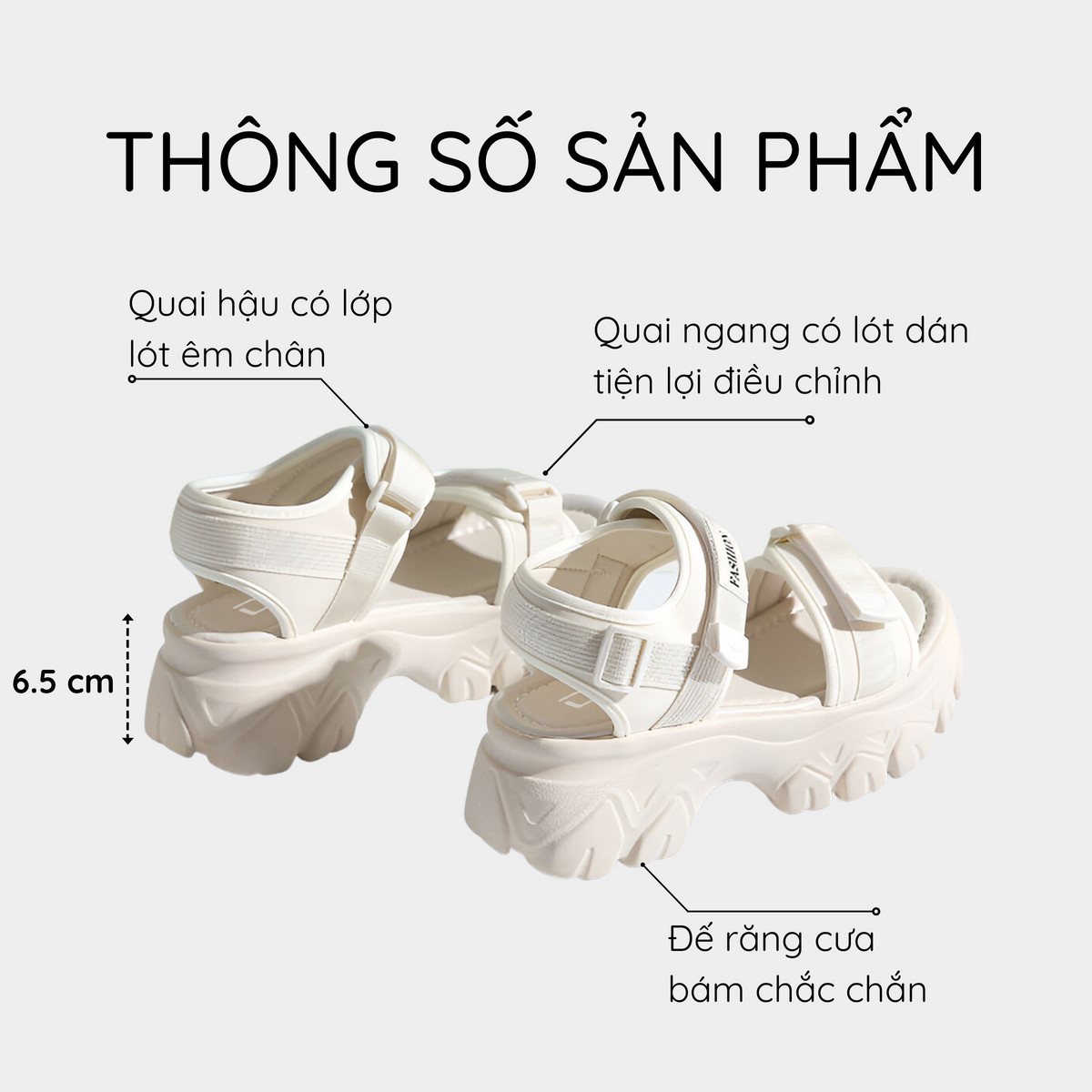 Sandal đế độn AG0086