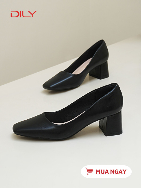 Giày cao gót công sở mũi vuông thanh lịch AA0388 - DILY