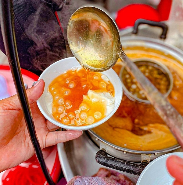 tàu hũ đường mật hẻm ăn vặt 284 Lê Văn Sỹ