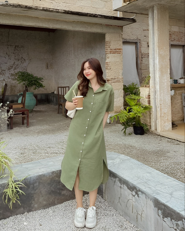 Đầm sơ mi - Item thanh lịch, đa dụng nàng công sở không thể thiếu