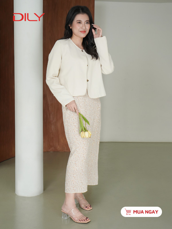 Dép guốc quai trong suốt tôn chân, gót vuông cao 5cm AA0387 - DILY