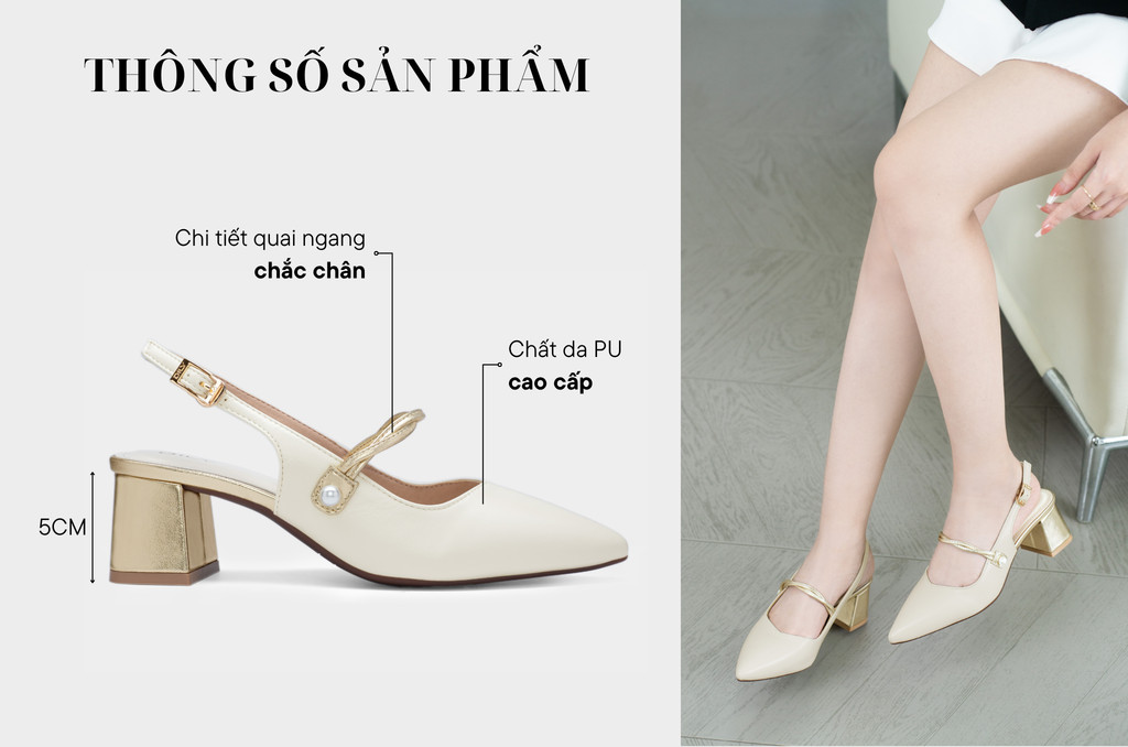 Giày Slingback DL0618